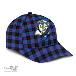Scottish Maule Family Crest In Me Style Tartan Cap ScotsTee Shop - Tartan Plaid - scotstee.com