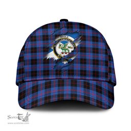 Scottish Maule Family Crest In Me Style Tartan Cap ScotsTee Shop - Tartan Plaid - scotstee.com