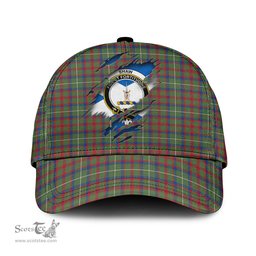 Scottish Shaw Green Modern Family Crest In Me Style Tartan Cap ScotsTee Shop - Tartan Plaid - scotstee.com