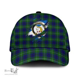 Scottish Oliphant Modern Family Crest In Me Style Tartan Cap ScotsTee Shop - Tartan Plaid - scotstee.com