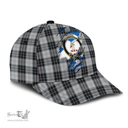 Scottish MacRae Dress Family Crest In Me Style Tartan Cap ScotsTee Shop - Tartan Plaid - scotstee.com
