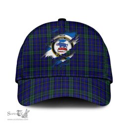 Scottish Weir Family Crest In Me Style Tartan Cap ScotsTee Shop - Tartan Plaid - scotstee.com
