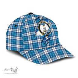 Scottish Roberton Family Crest In Me Style Tartan Cap ScotsTee Shop - Tartan Plaid - scotstee.com