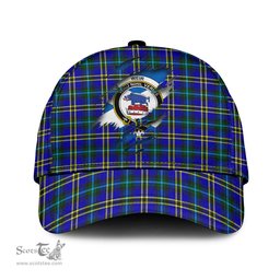 Scottish Weir Modern Family Crest In Me Style Tartan Cap ScotsTee Shop - Tartan Plaid - scotstee.com