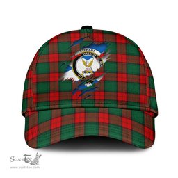 Scottish Stewart Atholl Modern Family Crest In Me Style Tartan Cap ScotsTee Shop - Tartan Plaid - scotstee.com