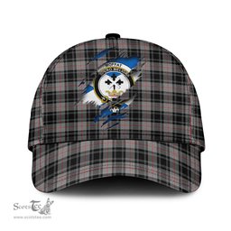 Scottish Moffat Modern Family Crest In Me Style Tartan Cap ScotsTee Shop - Tartan Plaid - scotstee.com