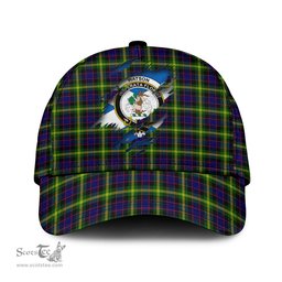 Scottish Watson Modern Family Crest In Me Style Tartan Cap ScotsTee Shop - Tartan Plaid - scotstee.com