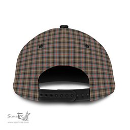 Scottish Sutherland Weathered Family Crest In Me Style Tartan Cap ScotsTee Shop - Tartan Plaid - scotstee.com