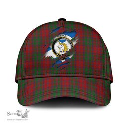 Scottish Stewart of Appin Family Crest In Me Style Tartan Cap ScotsTee Shop - Tartan Plaid - scotstee.com