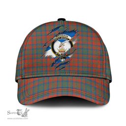 Scottish Matheson Ancient Family Crest In Me Style Tartan Cap ScotsTee Shop - Tartan Plaid - scotstee.com