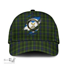 Scottish Stewart Hunting Family Crest In Me Style Tartan Cap ScotsTee Shop - Tartan Plaid - scotstee.com