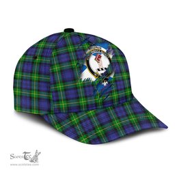 Scottish Meldrum Family Crest In Me Style Tartan Cap ScotsTee Shop - Tartan Plaid - scotstee.com