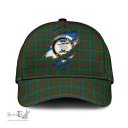 Scottish Shaw of Tordarroch Green Hunting Family Crest In Me Style Tartan Cap ScotsTee Shop - Tartan Plaid - scotstee.com