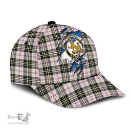 Scottish MacPherson Dress Ancient Family Crest In Me Style Tartan Cap ScotsTee Shop - Tartan Plaid - scotstee.com