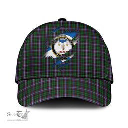 Scottish Russell Family Crest In Me Style Tartan Cap ScotsTee Shop - Tartan Plaid - scotstee.com