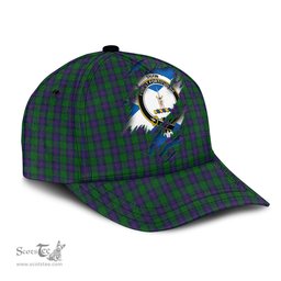Scottish Shaw Family Crest In Me Style Tartan Cap ScotsTee Shop - Tartan Plaid - scotstee.com