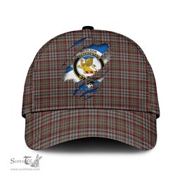 Scottish Nicolson Hunting Weathered Family Crest In Me Style Tartan Cap ScotsTee Shop - Tartan Plaid - scotstee.com