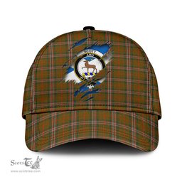 Scottish Scott Brown Modern Family Crest In Me Style Tartan Cap ScotsTee Shop - Tartan Plaid - scotstee.com