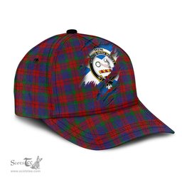 Scottish Skene of Cromar Family Crest In Me Style Tartan Cap ScotsTee Shop - Tartan Plaid - scotstee.com