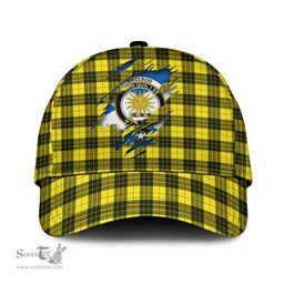 Scottish MacLeod of Lewis Modern Family Crest In Me Style Tartan Cap ScotsTee Shop - Tartan Plaid - scotstee.com