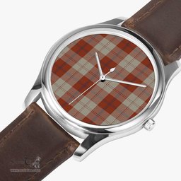 Scottish Davidson Dress Dancers Watch Tartan Leather Strap Classic Plaid Watch Scottish Plaid Tartan Plaid - ScotsTee - scotstee.com