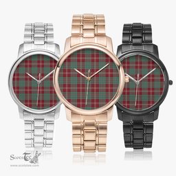 Scottish Crawford Modern Watch Tartan Folding Clasp Classic Plaid Watch Scottish Plaid Tartan Plaid - ScotsTee - scotstee.com