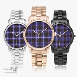 Scottish Dunlop Modern Watch Tartan Folding Clasp Classic Plaid Watch Scottish Plaid Tartan Plaid - ScotsTee - scotstee.com