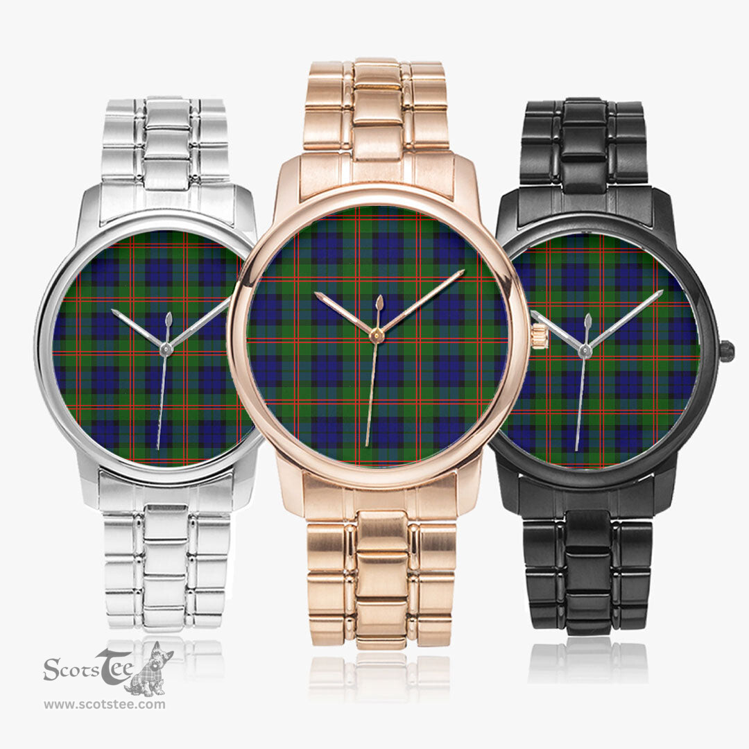 Scottish Dundas Modern 02 Watch Tartan Folding Clasp Classic Plaid Watch Scottish Plaid Tartan Plaid - ScotsTee - scotstee.com