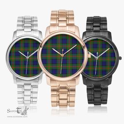 Scottish Dundas Modern 02 Watch Tartan Folding Clasp Classic Plaid Watch Scottish Plaid Tartan Plaid - ScotsTee - scotstee.com