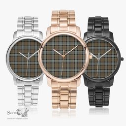 Scottish Graham of Menteith Weathered Watch Tartan Folding Clasp Classic Plaid Watch Scottish Plaid Tartan Plaid - ScotsTee - scotstee.com