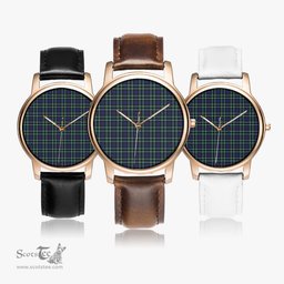 Scottish Graham of Montrose Modern Watch Tartan Leather Strap Classic Plaid Watch Scottish Plaid Tartan Plaid - ScotsTee - scotstee.com