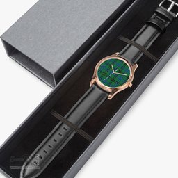 Scottish Henderson Ancient Watch Tartan Leather Strap Classic Plaid Watch Scottish Plaid Tartan Plaid - ScotsTee - scotstee.com
