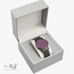 Scottish Lindsay Ancient Watch Tartan Folding Clasp Classic Plaid Watch Scottish Plaid Tartan Plaid - ScotsTee - scotstee.com