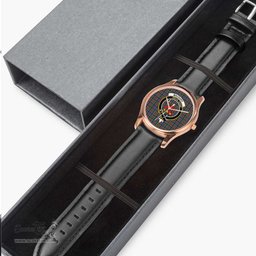 Scottish MacDuff Hunting Modern Watch Tartan Crest Leather Strap Classic Plaid Watch Scottish Plaid Tartan Plaid - ScotsTee - scotstee.com