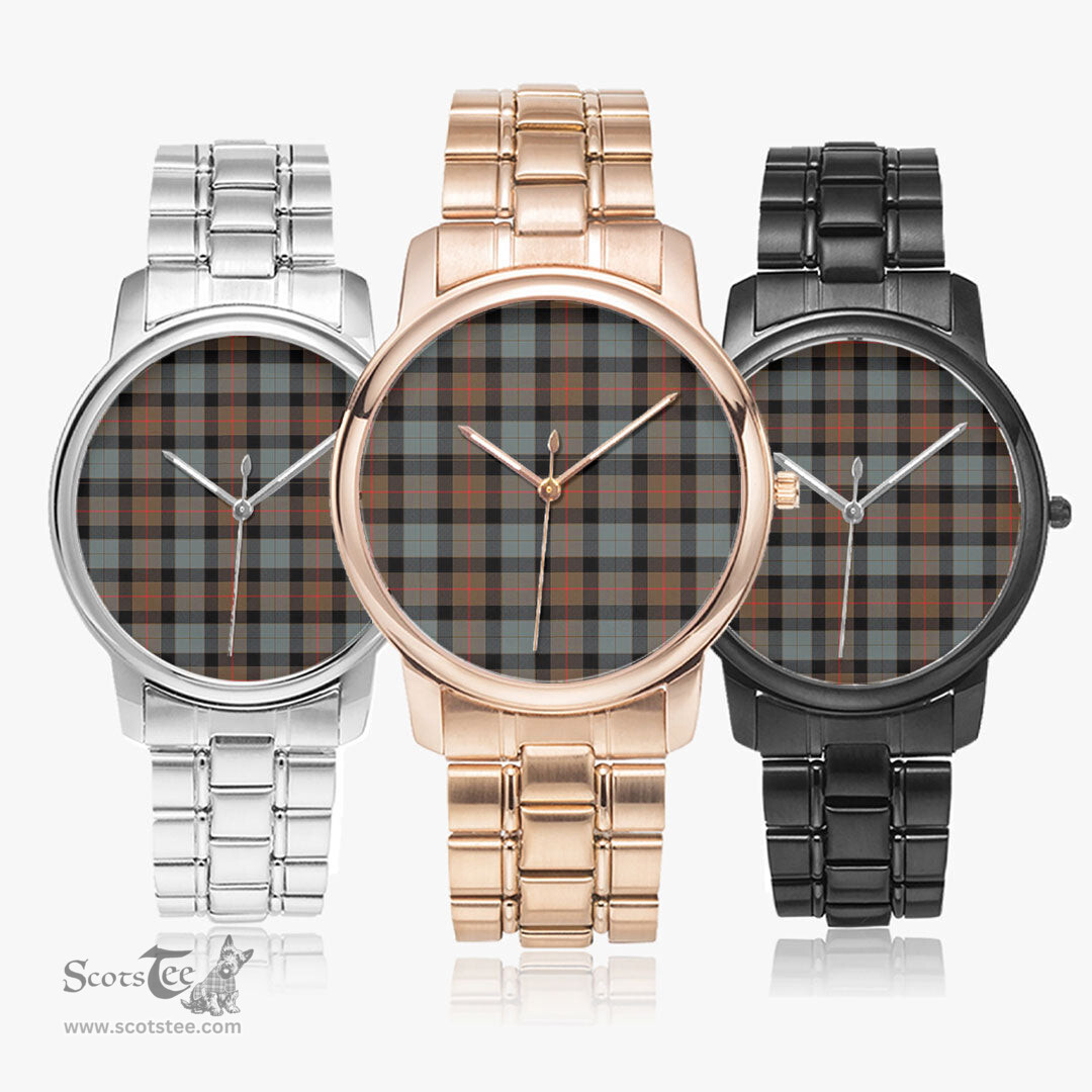 Scottish Gunn Weathered Watch Tartan Folding Clasp Classic Plaid Watch Scottish Plaid Tartan Plaid - ScotsTee - scotstee.com
