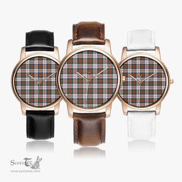 Scottish MacDuff Dress Ancient Watch Tartan Leather Strap Classic Plaid Watch Scottish Plaid Tartan Plaid - ScotsTee - scotstee.com