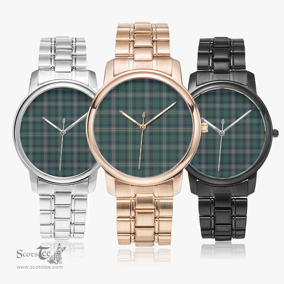 Scottish Kennedy Modern Watch Tartan Folding Clasp Classic Plaid Watch Scottish Plaid Tartan Plaid - ScotsTee - scotstee.com