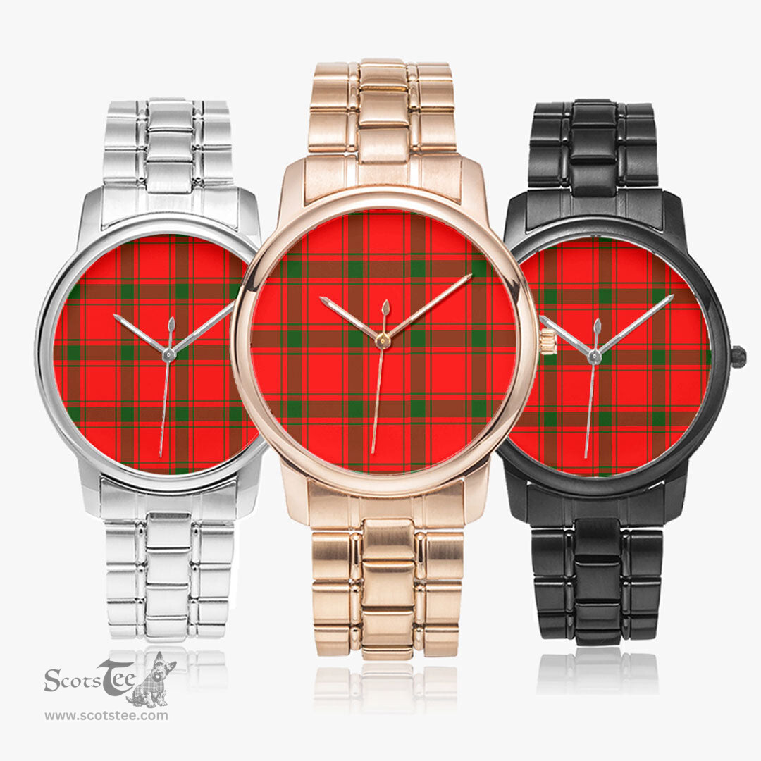 Scottish MacDonald of Sleat Watch Tartan Folding Clasp Classic Plaid Watch Scottish Plaid Tartan Plaid - ScotsTee - scotstee.com