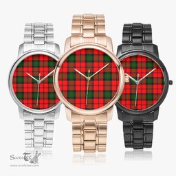 Scottish Kerr Modern Watch Tartan Folding Clasp Classic Plaid Watch Scottish Plaid Tartan Plaid - ScotsTee - scotstee.com