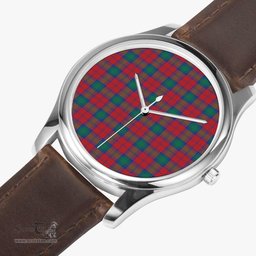 Scottish Lindsay Modern Watch Tartan Leather Strap Classic Plaid Watch Scottish Plaid Tartan Plaid - ScotsTee - scotstee.com
