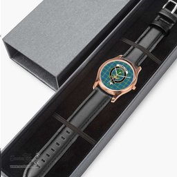 Scottish Hamilton Hunting Modern Watch Tartan Crest Leather Strap Classic Plaid Watch Scottish Plaid Tartan Plaid - ScotsTee - scotstee.com