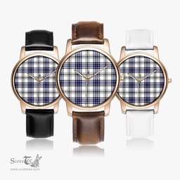 Scottish Hannay Modern Watch Tartan Leather Strap Classic Plaid Watch Scottish Plaid Tartan Plaid - ScotsTee - scotstee.com