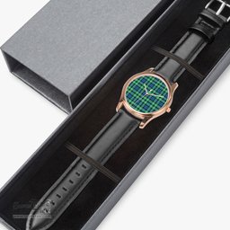 Scottish Graham of Montrose Ancient Watch Tartan Leather Strap Classic Plaid Watch Scottish Plaid Tartan Plaid - ScotsTee - scotstee.com