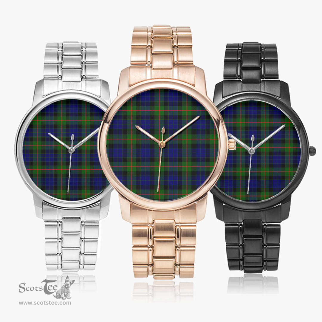 Scottish Gunn Modern Watch Tartan Folding Clasp Classic Plaid Watch Scottish Plaid Tartan Plaid - ScotsTee - scotstee.com