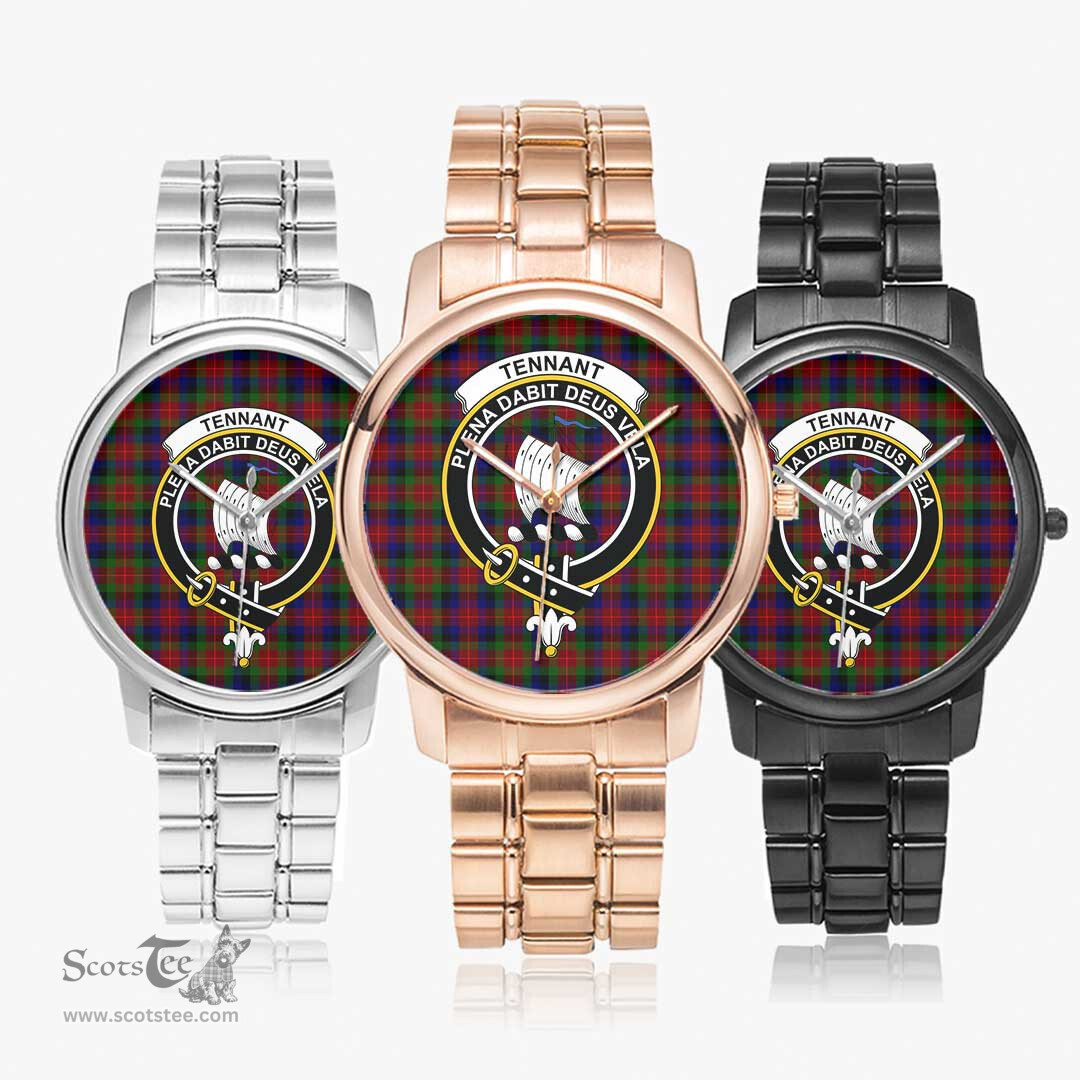 Scottish Tennant Watch Tartan Crest Folding Clasp Classic Plaid Watch Scottish Plaid Tartan Plaid - ScotsTee - scotstee.com