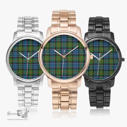 Scottish Newlands of Lauriston Watch Tartan Folding Clasp Classic Plaid Watch Scottish Plaid Tartan Plaid - ScotsTee - scotstee.com