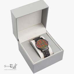 Scottish Ogilvie Watch Tartan Folding Clasp Classic Plaid Watch Scottish Plaid Tartan Plaid - ScotsTee - scotstee.com
