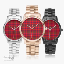 Scottish Murray of Tulloch Modern Watch Tartan Folding Clasp Classic Plaid Watch Scottish Plaid Tartan Plaid - ScotsTee - scotstee.com