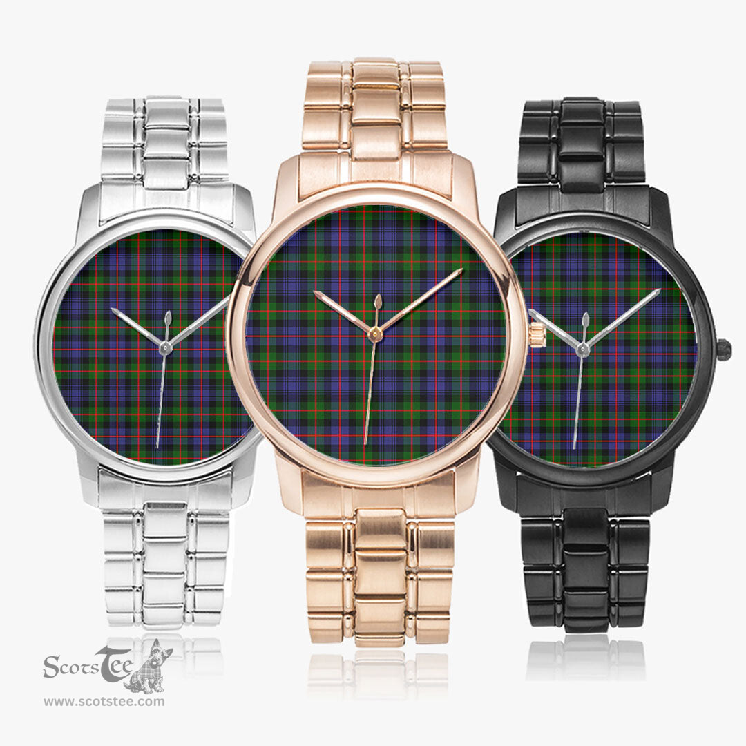 Scottish Murray of Atholl Modern Watch Tartan Folding Clasp Classic Plaid Watch Scottish Plaid Tartan Plaid - ScotsTee - scotstee.com