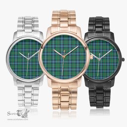 Scottish Urquhart Ancient Watch Tartan Folding Clasp Classic Plaid Watch Scottish Plaid Tartan Plaid - ScotsTee - scotstee.com